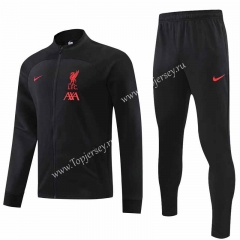 2022-2023 Liverpool Black Thailand Soccer Jacket Uniform-4627