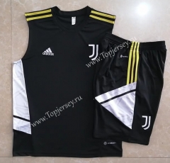 2022-2023 Juventus Black Thailand Soccer Vest Tracksuit -815