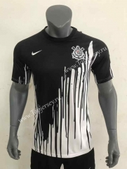 2022-2023 Corinthians Black&White Thailand Soccer Training Jersey-416