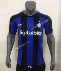 2022-2023 Inter Milan Home Blue&Black Thailand Soccer Jersey AAA-416