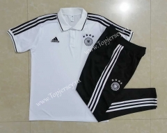 2022-2023 Germany White Thailand Polo Uniform-815
