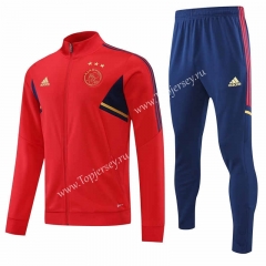 2022-2023 Ajax Red Thailand Soccer Jacket Uniform-4627