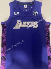 Los Angeles Lakers Purple NBA Jersey-1308