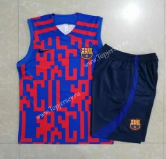 2022-2023 Barcelona Red&Blue Thailand Soccer Vest Tracksuit -815