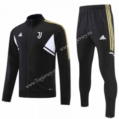 2022-2023 Juventus Black Thailand Soccer Jacket Uniform-4627