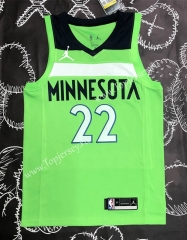 Minnesota Timberwolves Green #22 NBA Jersey-311