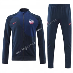 2022-2023 Barcelona Royal Blue Thailand Soccer Jacket Uniform-709