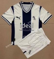 2022-2023 West Bromwich Albion Home Blue&White Soccer Uniform
