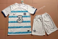 2022-2023 Chelsea Away White Soccer Uniform-718
