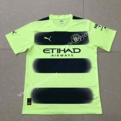 2022-2023 Manchester City 2nd Away Fluorescent Green Thailand Soccer Jersey AAA-HR