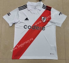 2022-2023 River Plate Home White Thailand Soccer Jersey AAA-0485