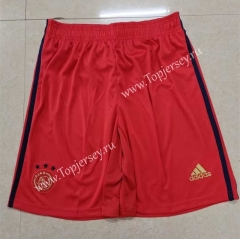 2022-2023 Ajax Away Red Thailand Soccer Shorts-5805