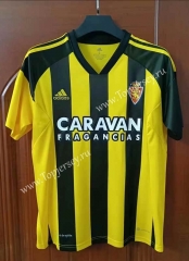 2022-2023 Real Zaragoza Away Yellow&Black Thailand Soccer Jersey AAA-7T