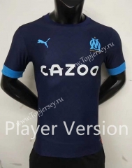 Player Version 2022-2023 Olympique de Marseille Away Blue Thailand Soccer Jersey AAA-5177