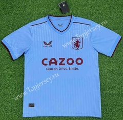 ( S-4XL ) 2022-2023 Aston Villa Blue Thailand Soccer Jersey AAA-403