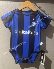 2022-2023 Inter Milan Home Blue&Black Baby Uniform-CS