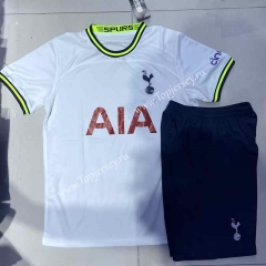 ( Without Brand Logo ) 2022-2023 Tottenham Hotspur Home White Soccer Uniform-6253
