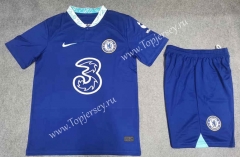 2022-2023 Chelsea Home Blue Soccer Uniform-C2045