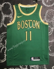 2020 City Edition Boston Celtics Green #11 NBA Jersey-311