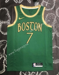 2020 City Edition Boston Celtics Green #7 NBA Jersey-311