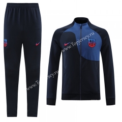 2022-2023 Barcelona Royal Blue Thailand Soccer Jacket Uniform-LH