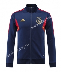 2022-2023 Ajax Royal Blue Thailand Soccer Jacket-LH