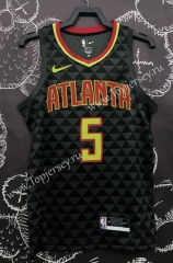 Atlanta Hawks Black #5 NBA Jersey-311