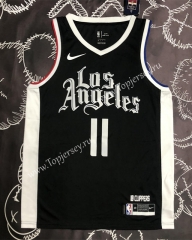 Latin Edition Los Angeles Clippers Black #11 NBA Jersey-311