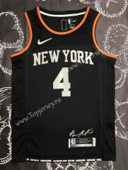 22-23 Honor Edition New York Knicks Black #4 NBA Jersey-311