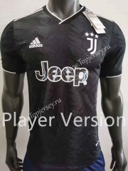 Player Version 2022-2023 Juventus Away Black Thailand Soccer Jersey AAA-518