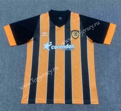 2022-2023 Hull City Home Yellow&Black Thailand Soccer Jersey AAA-512
