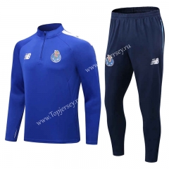 2022-2023 Porto Blue Thailand Soccer Tracksuit Uniform-411