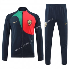 2022-2023 Portugal Black Thailand Soccer Jacket Unifrom-4627