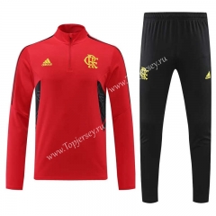 2022-2023 Flamengo Red Thailand Soccer Tracksuit-4627