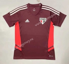 2022-2023 Sao Paulo Futebol Clube Maroon Thailand Soccer Jersey AAA-908