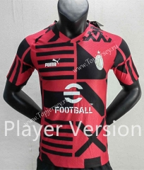 Player Version 2022-2023 Classic Version AC Milan Red&Black Thailand Soccer Jersey AAA-888