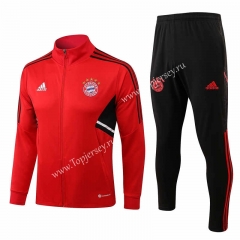 2022-2023 Bayern München Red Thailand Soccer Jacket Uniform-815
