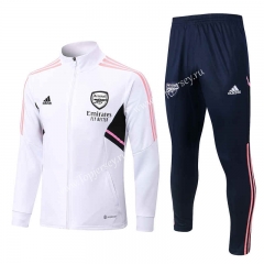 2022-2023 Arsenal White Thailand Soccer Jacket Uniform -815