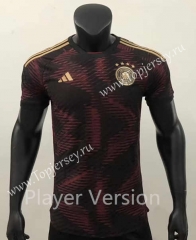 Player Version 2022-2023 Germany Away Dark Red Thailand Soccer Jersey AAA-GB