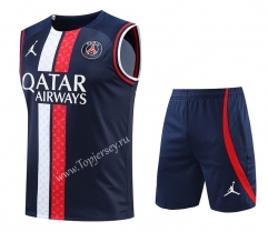 2022-2023 Paris SG Royal Blue Thailand Soccer Vest Uniform-418