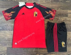 2022-2023 Belgium Home Red Soccer Uniform