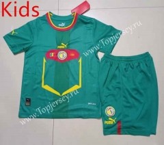 2022-2023 Senegal Away Green Kids/Youth Soccer Uniform-507