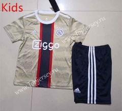 2022-2023 Ajax 2nd Away Beige Kid/Youth Soccer Uniform-507