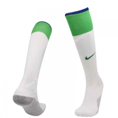 2022-2023 Brazil Home White Thailand Soccer Socks