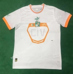 2022-2023 Cote d'Ivoire Away White Thailand Soccer Jersey AAA