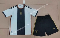 2022-2023 Germany Home Black&White Soccer Uniform-718