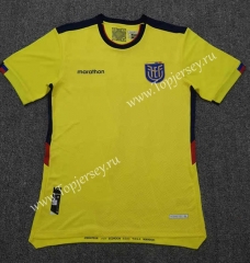2022-2023 Ecuador Home Yellow Thailand Soccer Jersey AAA-709