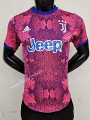 Player Version 2022-2023 Juventus 2nd Away Red Thailand Soccer Jersey AAA
