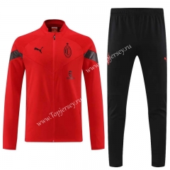 2022-2023 AC Milan Red Thailand Soccer Jacket Uniform-4627