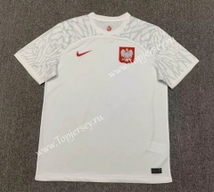 2022-2023 Poland Home White Thailand Soccer Jersey AAA
